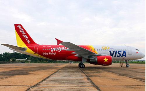 Máy bay của Vietjet Air.