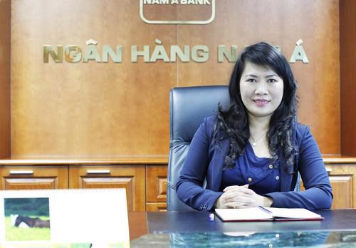 Bà Lương Thị Cẩm Tú giữ vị trí Tổng giám đốc Ngân hàng Nam Á kể từ ngày 4/4/2015.
