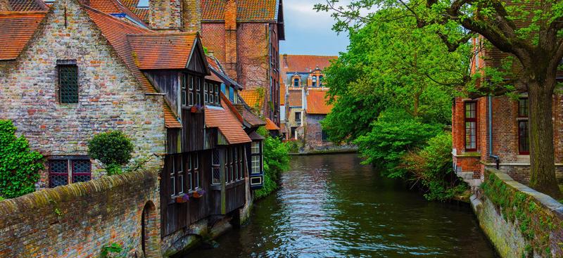 Thành phố Bruges - Bức tranh trên nước