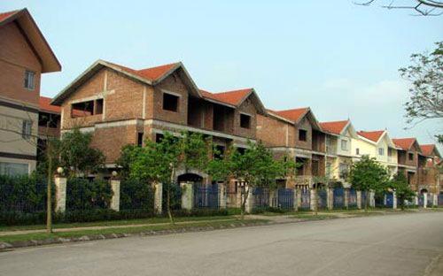 Phân khúc biệt thự, liền kề tại một số dự án ở Hà Nội hiện đang phải cạnh tranh trực tiếp với căn hộ chung cư.<br>