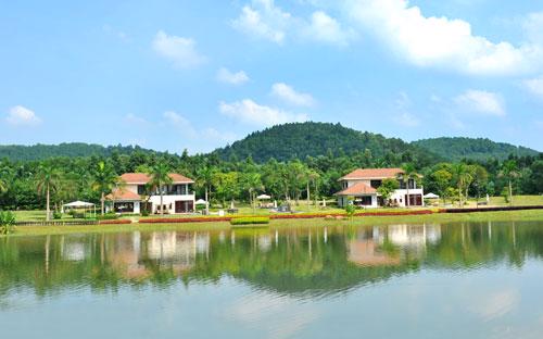 Một góc Flamingo Đại Lải Resort.<br>