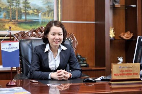 Bà Nguyễn Minh Thu, tân Chủ tịch Hội đồng Quản trị Ocean Bank.