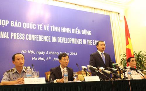 Đại diện cơ quan chức năng Việt Nam cho rằng, phản ứng của cộng đồng quốc tế trước việc làm của Trung Quốc đã phản ánh
 rõ bất bình của cộng đồng quốc tế đối với việc làm sai trái của Trung 
Quốc.<br>