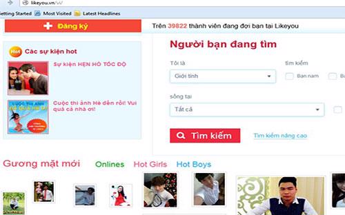 <span style="font-weight: bold;"></span> Mạng xã hội làm quen, kết bạn dành cho nam nữ độc thân LikeYou. 