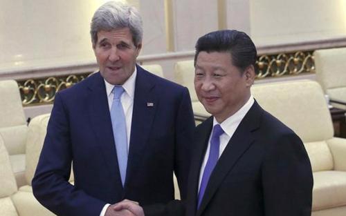 Ngoại trưởng Mỹ John Kerry đã có cuộc gặp Chủ tịch Trung QuốcTập Cận Bình ngày 17/5.<br>