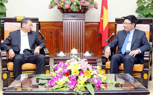  Phó thủ tướng Phạm Bình Minh đề nghị hai nước cần hoàn thiện cơ chế để phòng ngừa những trường hợp 
tương tự xảy ra trong tương lai.<br>