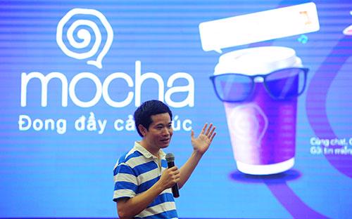Ông Võ Thanh Hải, Giám đốc Trung tâm Media - Viettel Telecom giới thiệu Mocha.<br>