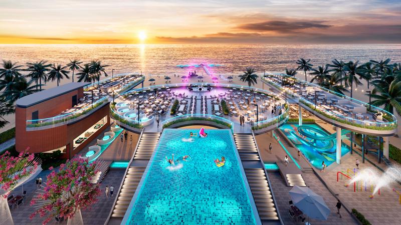Long Beach Resort Phú Quốc với hàng loạt tiện ích nội khu phục vụ du khách.