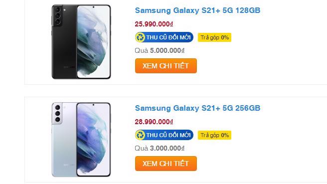 Dù mới ra mắt đầu năm nay nhưng smartphone cao cấp Galaxy S21 series liên tục điều chỉnh giảm giá.  