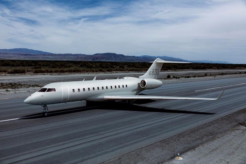 Máy bay phản lực Bombardier Global 6500 - Ảnh: Reuters.