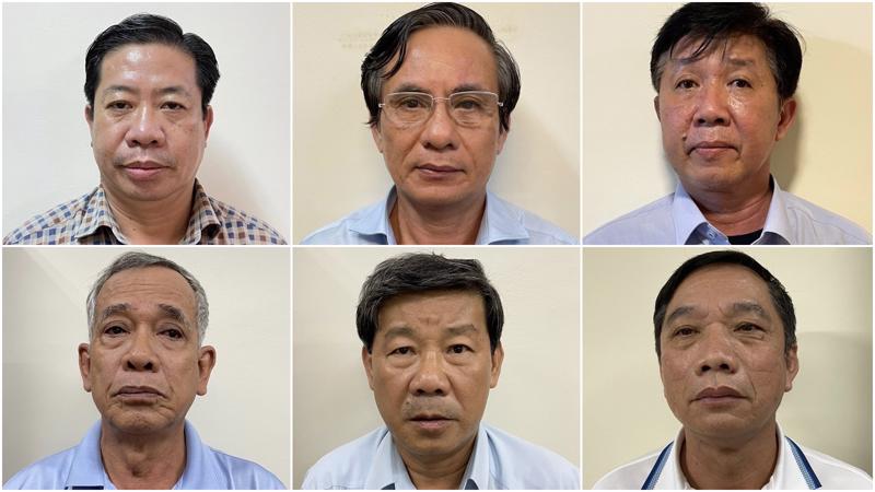 6 lãnh đạo, nguyên lãnh đạo tỉnh Bình Dương vừa bị khởi tố, bắt tạm giam - Ảnh: VGP