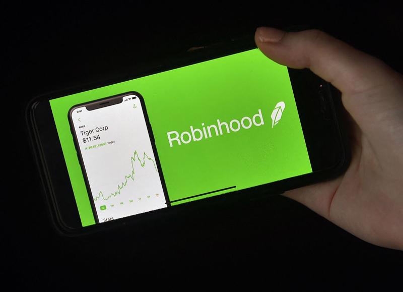 Robinhood vận hành nền tảng giao dịch chứng khoán cho các nhà đầu tư cá nhân - Ảnh: Getty Images