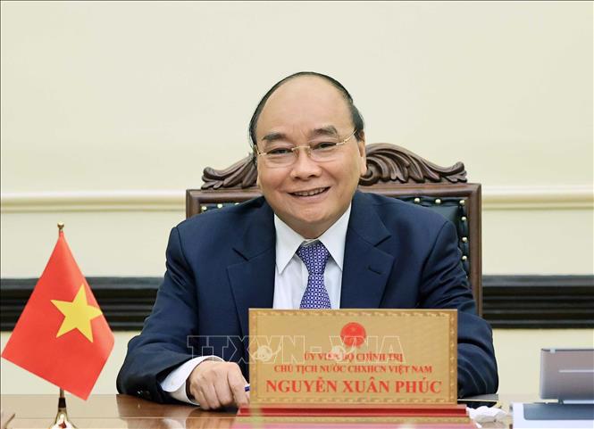 Chủ tịch nước Nguyễn Xuân Phúc. Ảnh - TTXVN. 