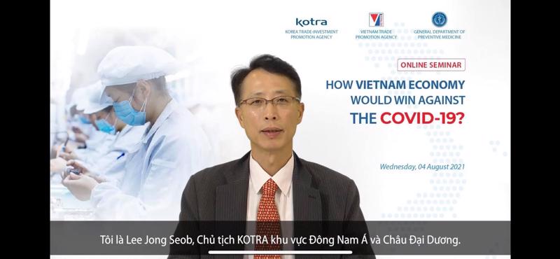 The “How will Vietnam's economy win the Covid-19 pandemic?” webinar.