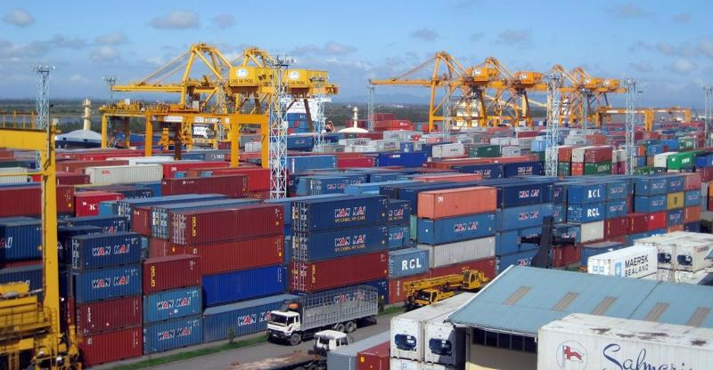 Social distancing leads to congestion at seaports.