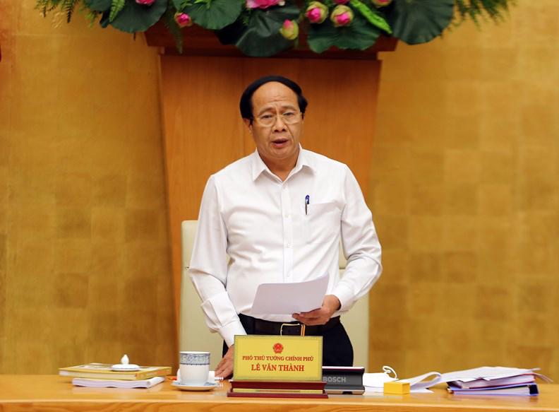 Phó Thủ tướng Lê Văn Thành - Ảnh: VGP