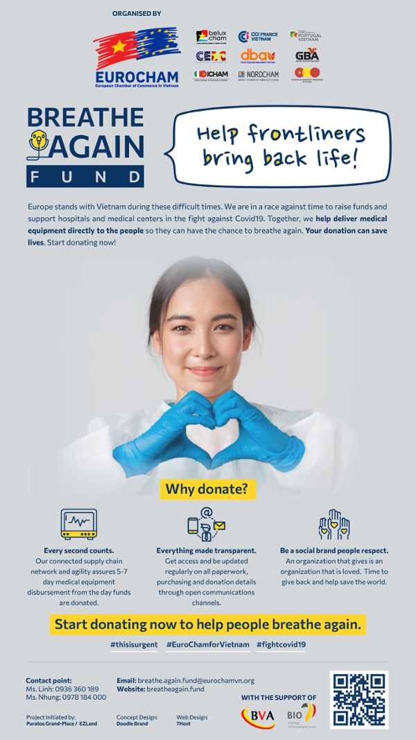 EuroCham launches fundraising campaign - "Breathe Again" 