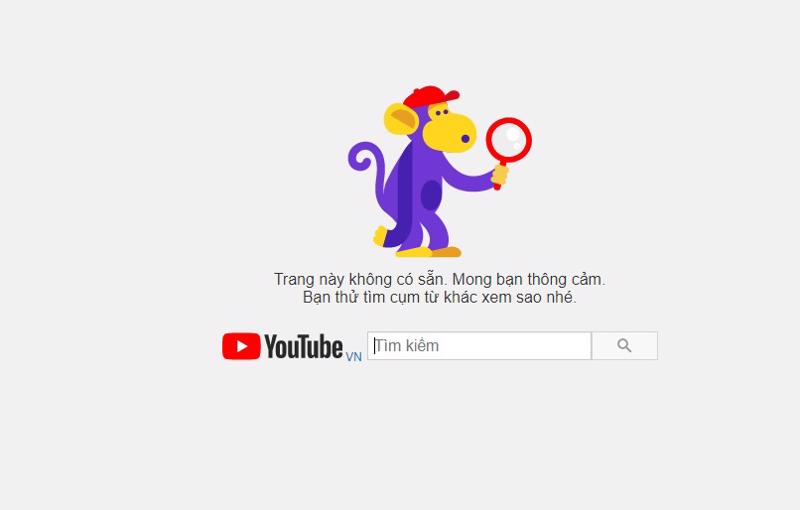 Hiện, truy cập kênh YouTube của báo Thanh Niên đang bị tạm khóa