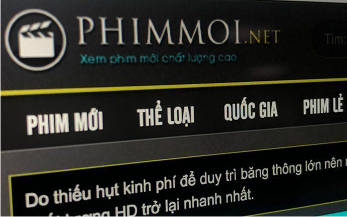Phimmoi được xem là website phim lậu lớn nhất Việt Nam.