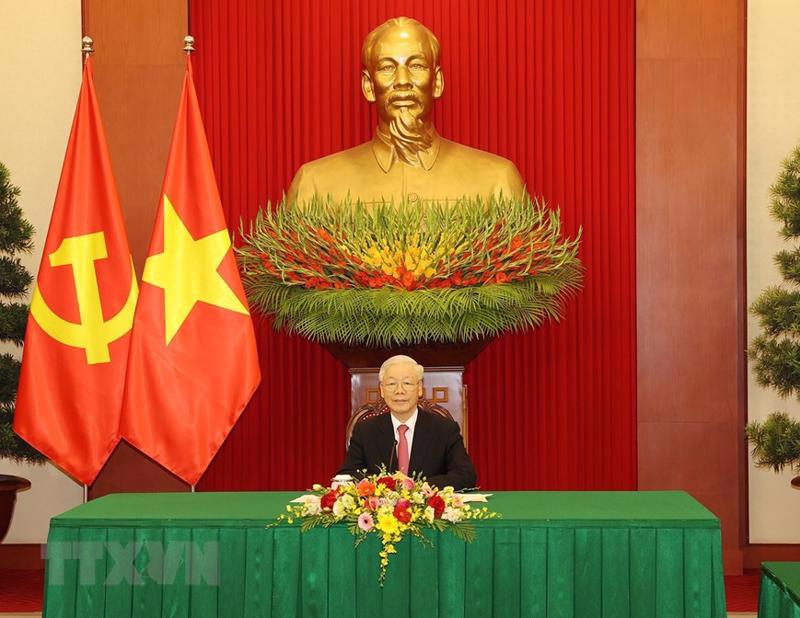 Party General Secretary Nguyen Phu Trong had a phone conversation with President of the People’s Republic of China Xi Jinping.