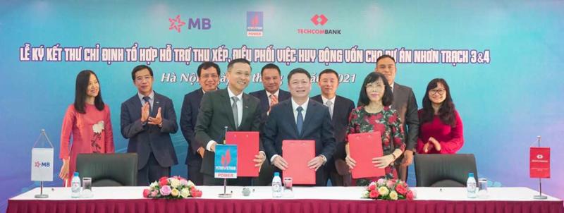 Techcombank, MB và PVPower được chỉ định thu xếp vốn cho dự án Nhơn Trạch 3 và Nhơn Trạch 4 của PVPower.