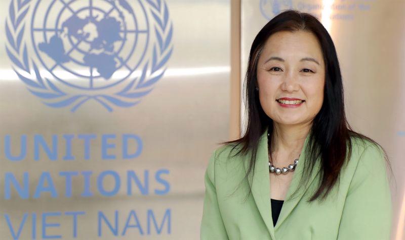  Bà Naomi Kitahara, Trưởng đại diện Quỹ Dân số Liên Hợp Quốc (UNFPA) tại Việt Nam.