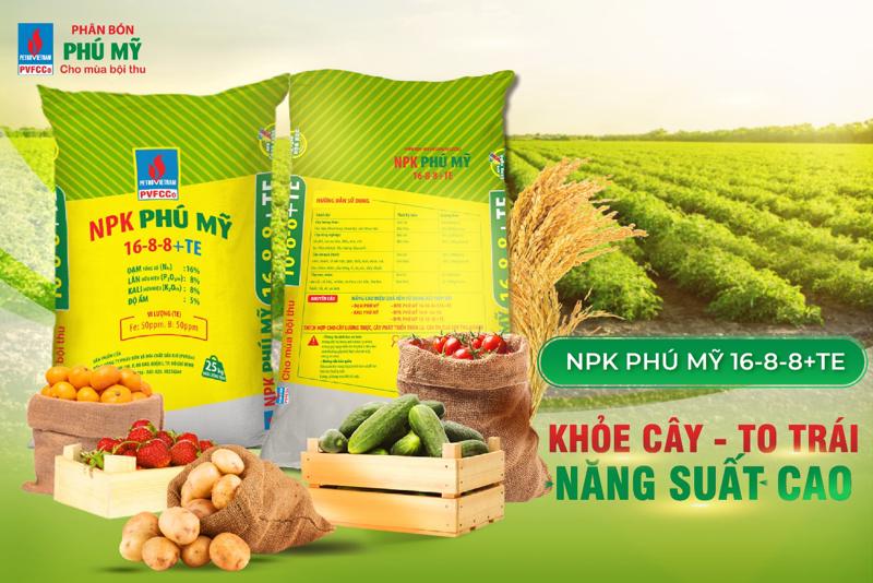 NPK Phú Mỹ có nhiều dòng công thức và được bà con nông dân đón nhận, đánh giá cao.