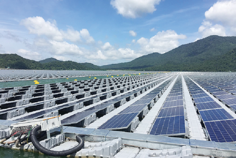 Trang trại điện mặt trời Đa Nhim.