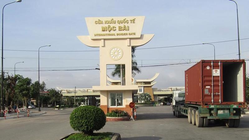 Cửa khẩu quốc tế Mộc Bài, tỉnh Tây Ninh.