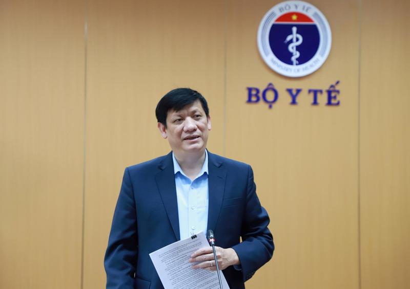 Bộ trưởng Bộ Y tế Nguyễn Thanh Long bày tỏ lo ngại nguy cơ bùng phát dịch. Ảnh - Nguyễn Nhiên. 