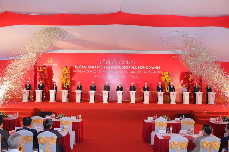 Breaking-ground ceremony for the Ha Long Xanh project.