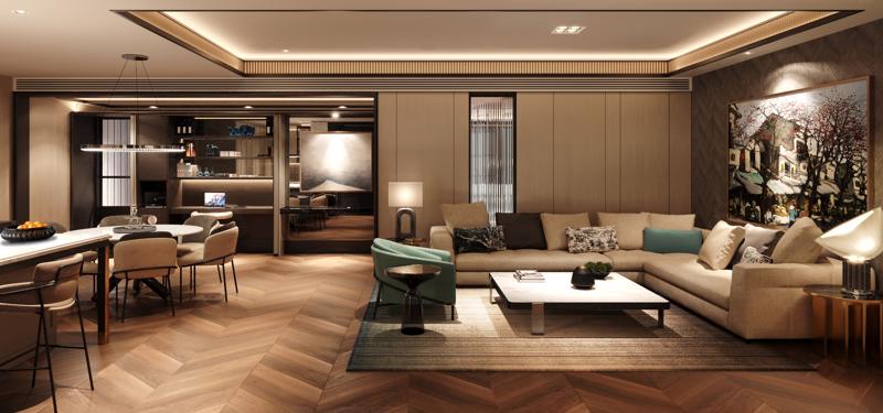 Phối cảnh nội thất của dự án khu căn hộ hàng hiệu Ritz-Carlton, Hanoi. Ảnh: Masterise Homes.