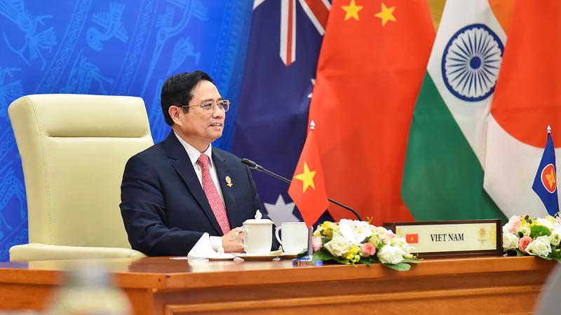 Thủ tướng Phạm Minh Chính tại hội nghị - Ảnh: Thế giới & Việt Nam