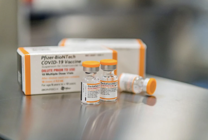 Lọ vaccine Covid Pfizer/BioNTech dùng để tiêm cho trẻ em - Ảnh: Pfizer/BioNTech/Reuters.