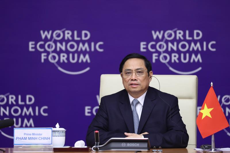 Thủ tướng Phạm Minh Chính phát biểu tại Đối thoại - Ảnh: Bộ Ngoại giao
