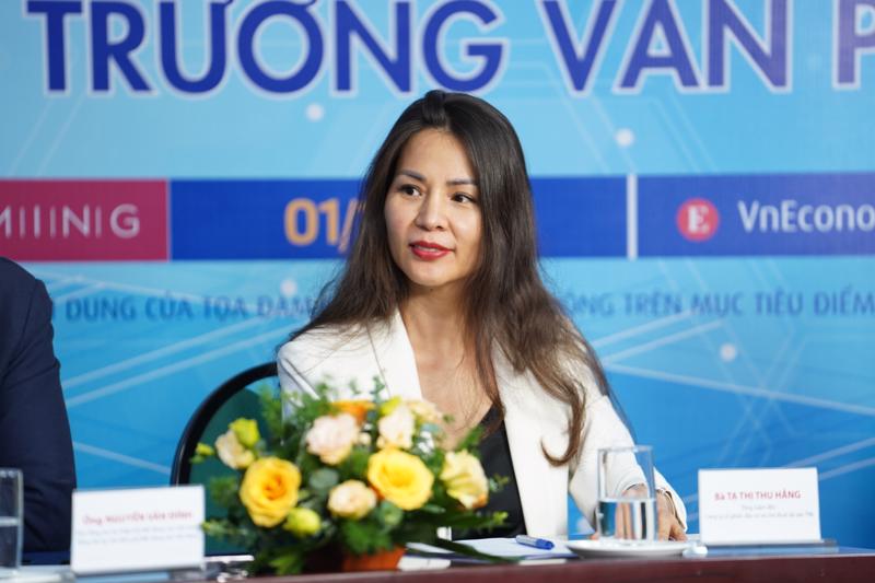 Bà Tạ Thị Thu Hằng - Tổng Giám đốc Công ty cổ phần đầu tư và cho thuê tài sản TNL. Ảnh - Việt Tuấn. 