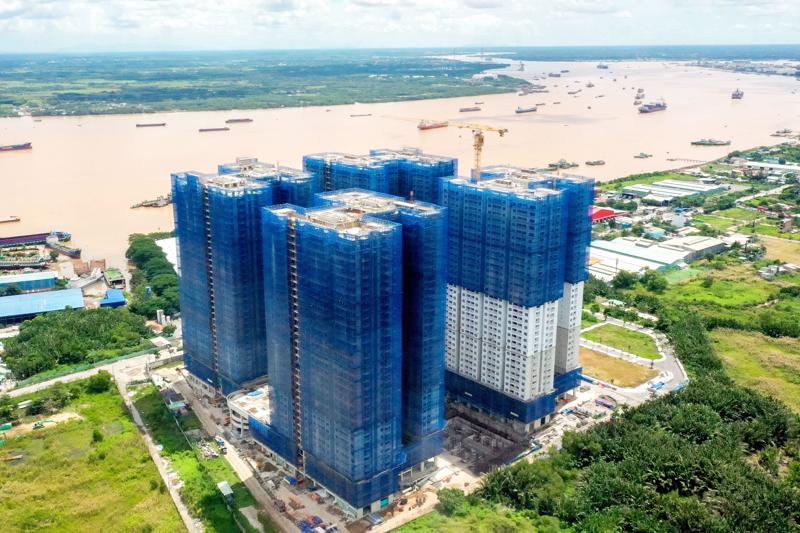 Dự án Q7 Saigon Riverside Complex tháng 10/2021.