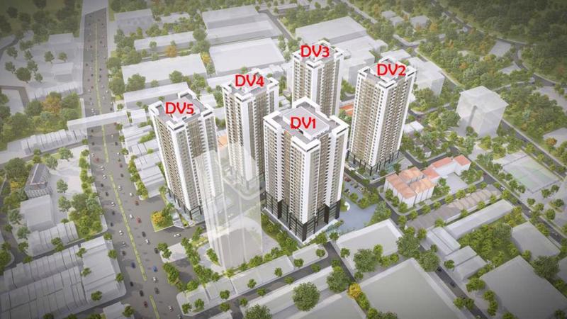 Toà căn hộ DV04 sắp ra mắt là trái tim của dự án Rose Town.