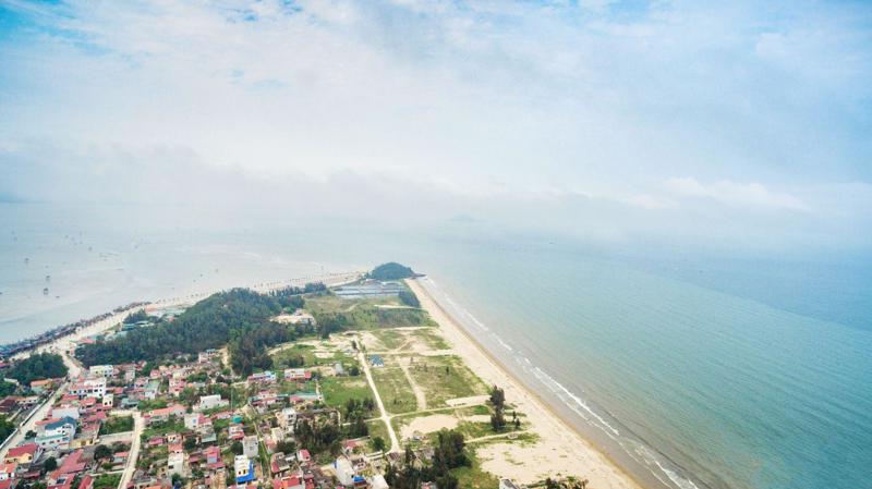 Hải Tiến được quy hoạch trở thành trung tâm nghỉ dưỡng của Thanh Hóa, sánhngang tầm Sầm Sơn.