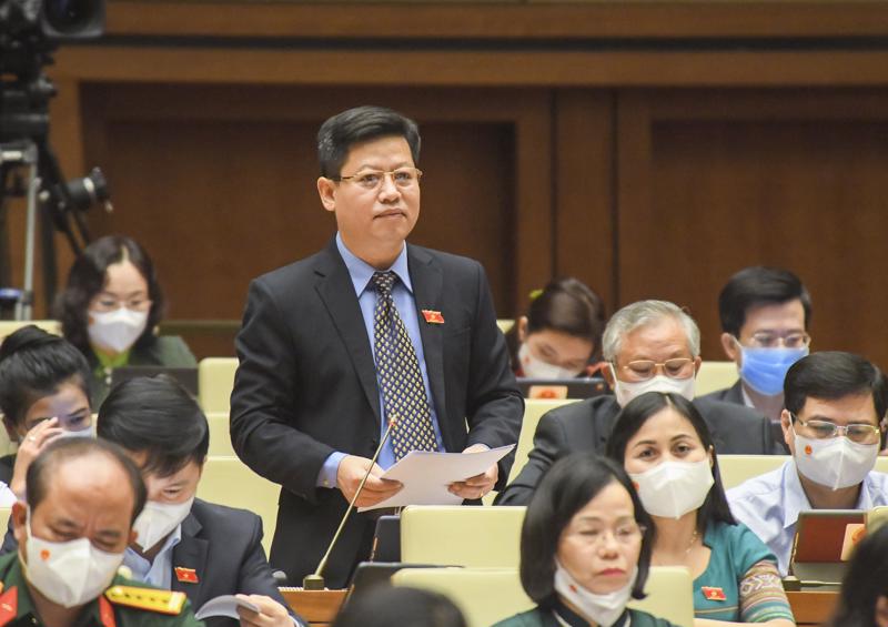 Đại biểu Vũ Tuấn Anh (Phú Thọ) phát biểu tại phiên thảo luận - Ảnh: Quochoi.vn