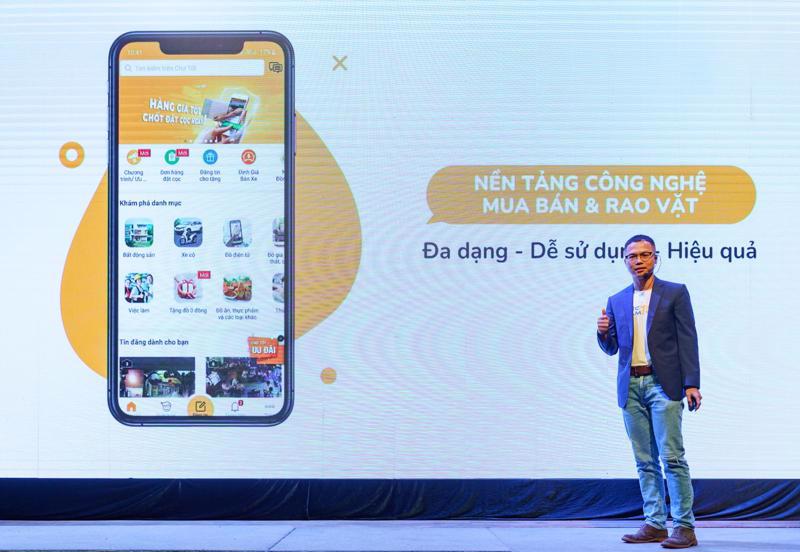 Mr. Nguyen Trong Tan, CEO of Chợ Tốt, at the launch.