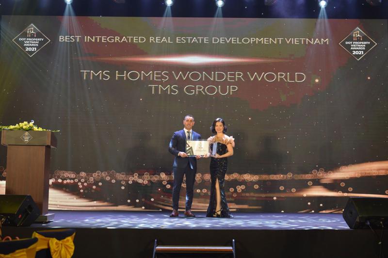 Giải thưởng “Khu đô thị tích hợp tốt nhất Việt Nam 2021” thuộc về dự án TMS Homes Wonder World - TMS Group.