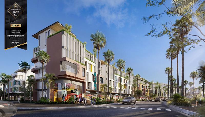 Meyhomes Capital Phú Quốc – Dự án phát triển Đô thị tốt nhất 2021 và Dự án có Quy hoạch thiết kế tổng thể tốt nhất (Dot Property Vietnam Awards 2021).