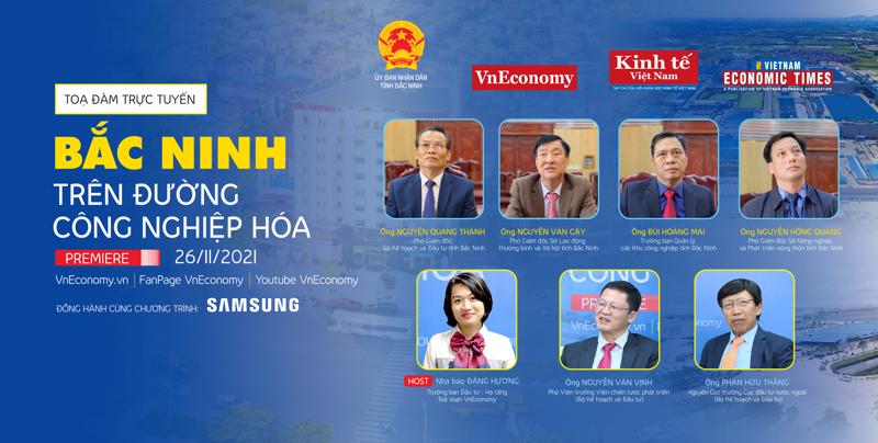 Tọa đàm trực tuyến: Bắc Ninh trên đường công nghiệp hóa