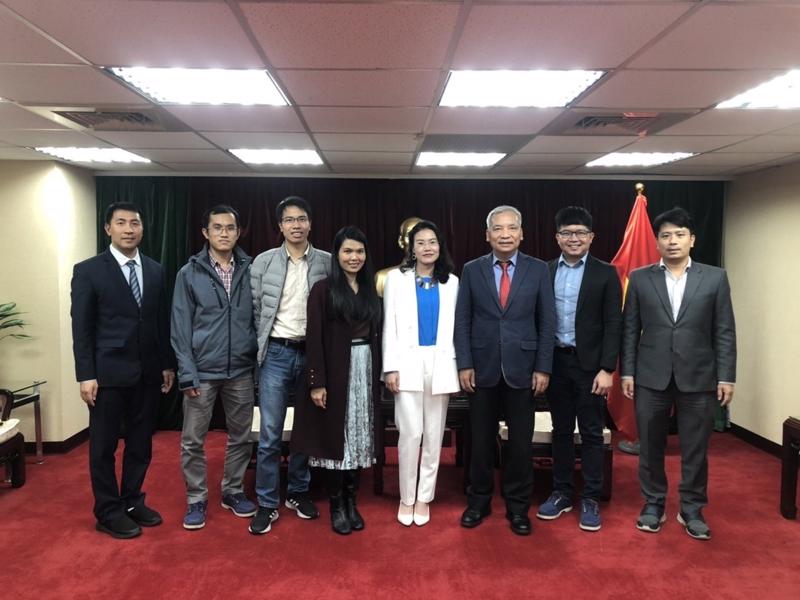 Đại biểu tham gia buổi lễ công bố tại Văn phòng Kinh tế và Văn hóa Việt Nam tại Đài Bắc