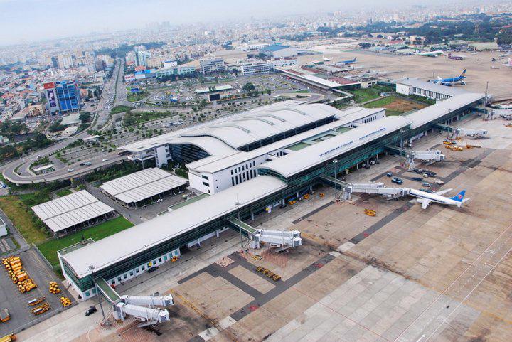 Sân bay Tân Sơn Nhất nhìn từ trên cao