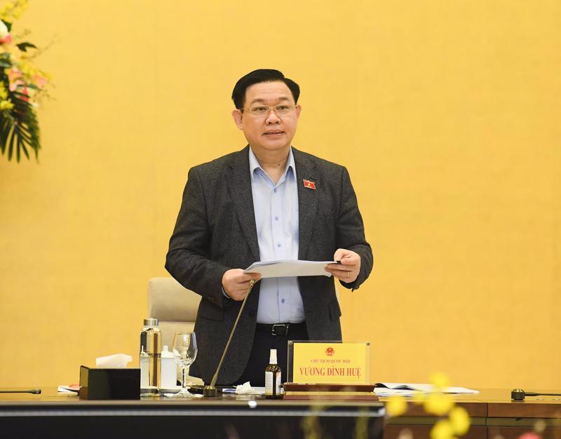 NA Chairman Vuong Dinh Hue (Source from Quochoi.vn)
