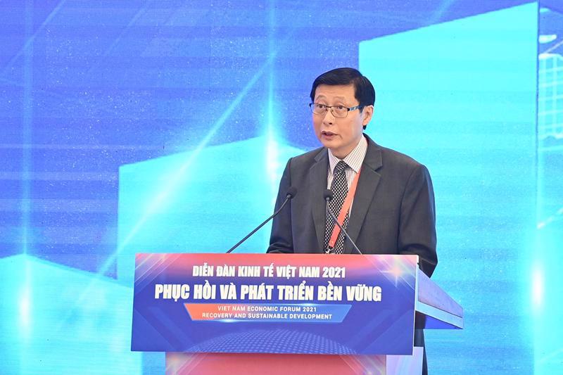 Mr. Nguyen Minh Cuong, Chief Economist at the Asian Development Bank in Vietnam, at the Vietnam Economic Forum 2021. Source: Quochoi.vn