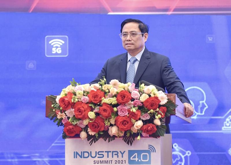 Thủ tướng Phạm Minh Chính tham dự và phát biểu tại Diễn đàn cấp cao thường niên lần thứ 3 về công nghiệp 4.0 ngày 6/12.