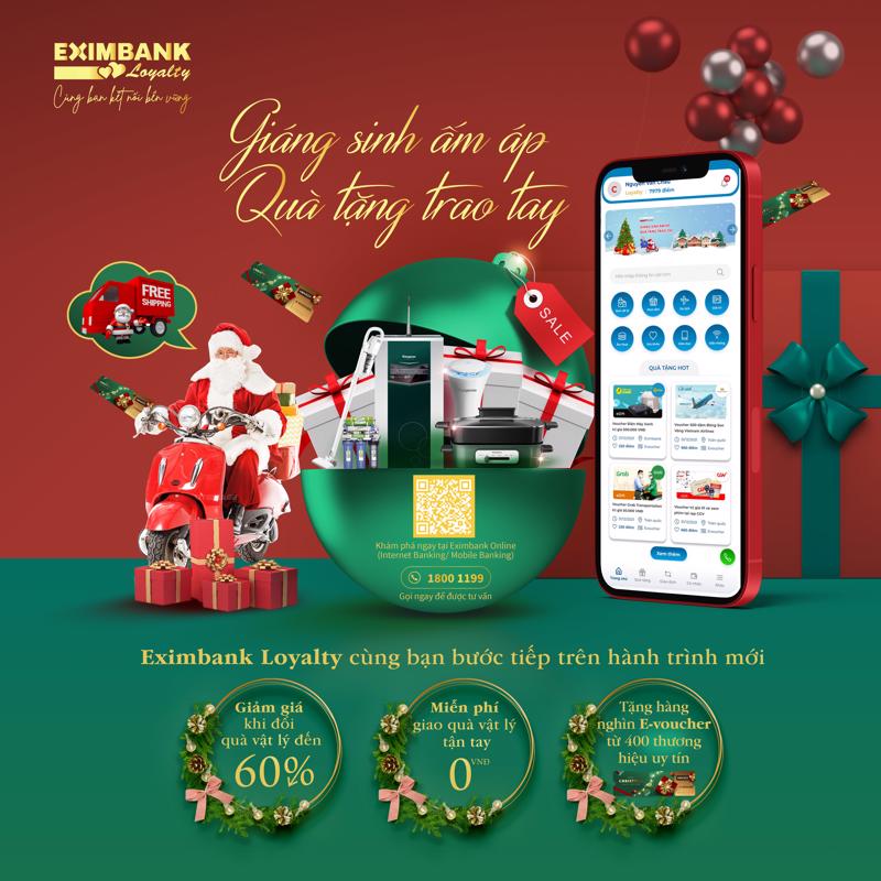 Eximbank Loyalty bổ sung thêm những tính năng mới, mang lại những trải nghiệm và khoảnh khắc kết nối tuyệt vời cho khách hàng.